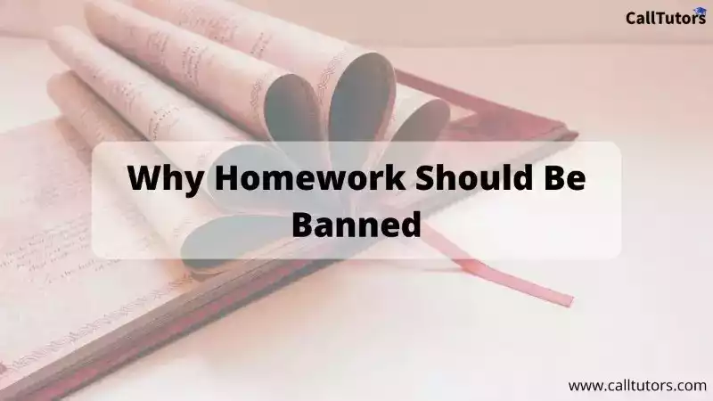 Why Homework Should Be Banned - notebooks and pencils on desk